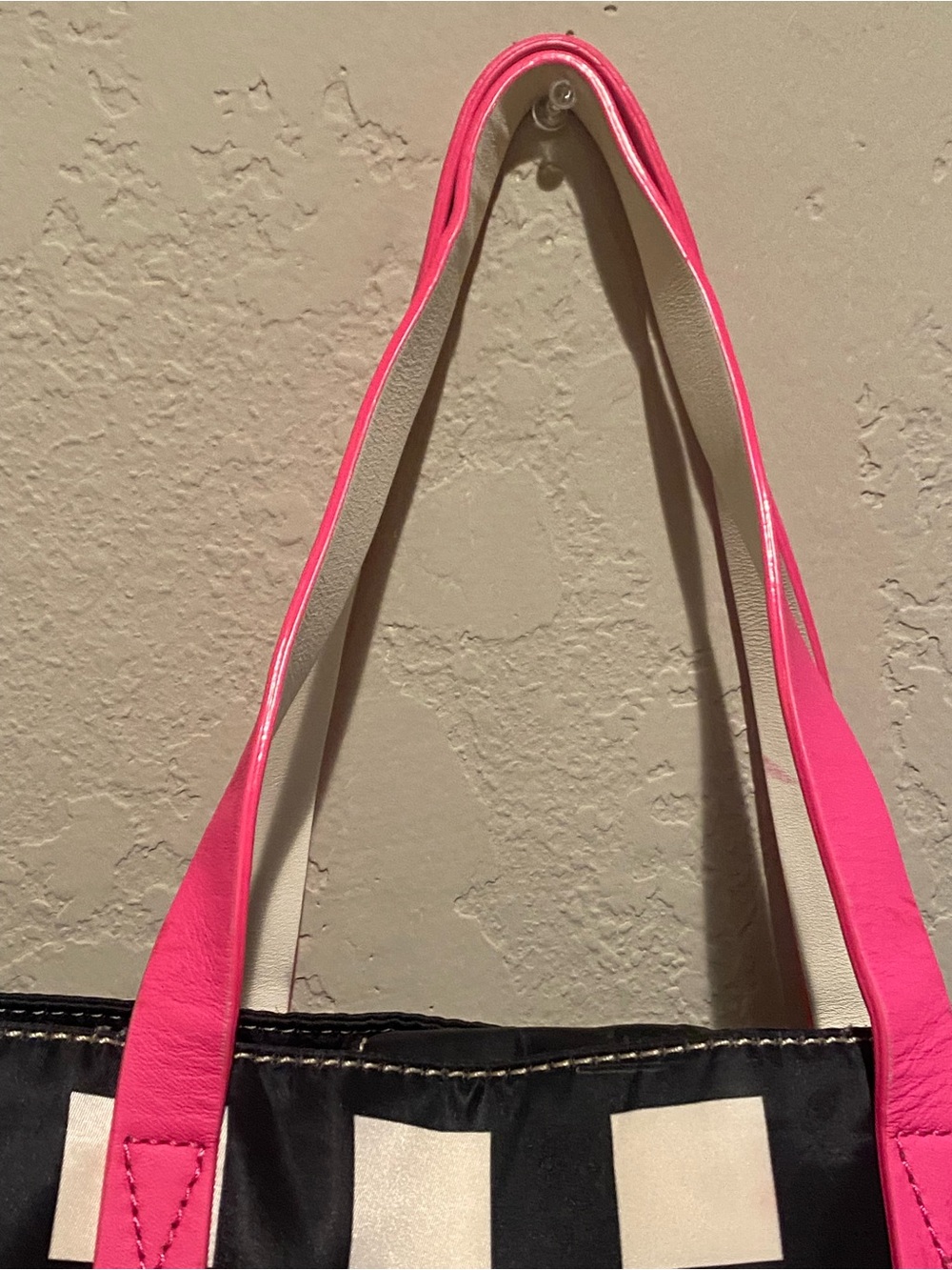 kate spade Berry Street Elise Tote Bag with Pink Leather Handles EUC! 11x10 - Picture 3 of 13
